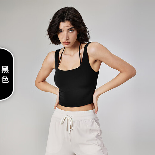 LULUUVTTOH summer beautiful back sports vest women's yoga top with chest pad for outer wear running shockproof Pilates fitness underwear for women blue M