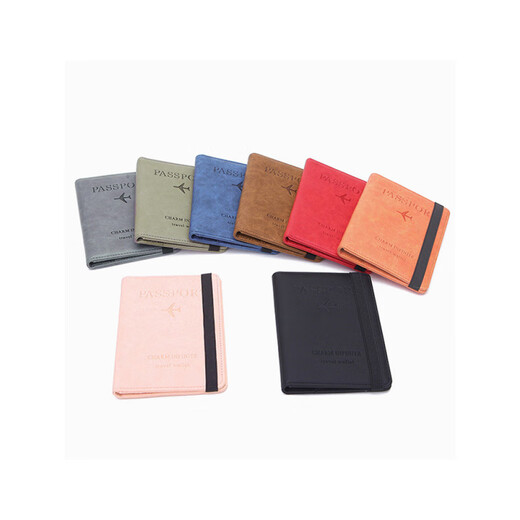 He Jiagong Anti-Diebstahl-Tasche, Reisepasshülle, RFID-Passtasche, multifunktionale Tasche, Übersee-Reisepasshülle, individuelles Logo, dunkelgrau