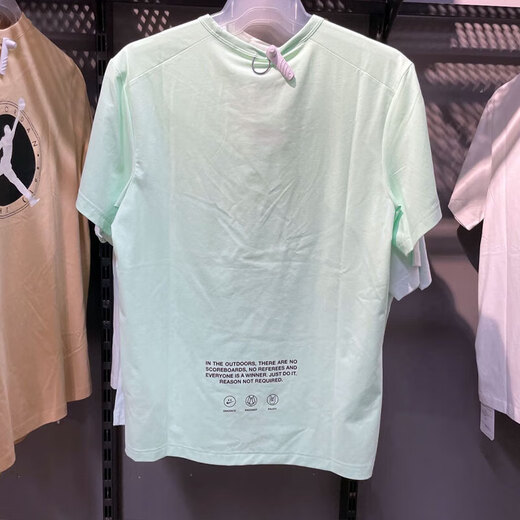 耐克（NIKE）短袖T恤男士2025夏季新款运动服舒适透气圆领衫时尚百搭休闲上衣 HF6169-376浅绿 M