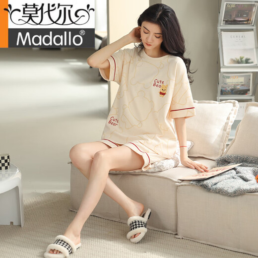 Modal 2025 Neue Pyjamas für Sommer-Sommer-Shorts-Shorts für Frauen im Frühjahr und Herbst können außerhalb des Heimbekleidungsanzugs ZH-9856# Shorts M (80-100jin [Jin gleich 0,5 kg]) getragen werden)