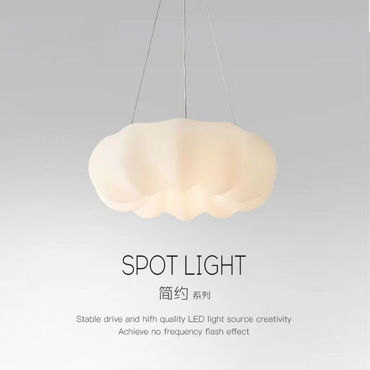 XMSJ Nordic Style Pumpkin Einfaches Schlafzimmer Lampe Personalisierte Wolke Kronleuchter Kinder Zimmerlampe Restaurant Lampen Decken Decken Kürbis Drei-Farben Volles Spektrum LED Hochrespektrum RA9761 cm 94 Watt