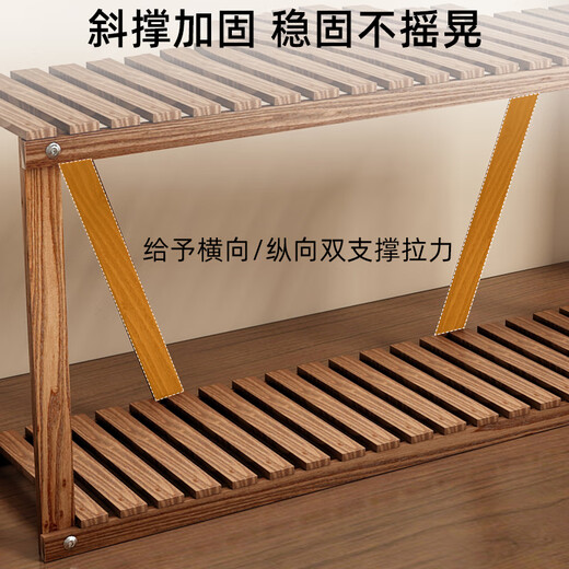 Anya balcony flower stand living room floor-standing multi-layer succulent plant bonsai stand desktop flower pot storage rack