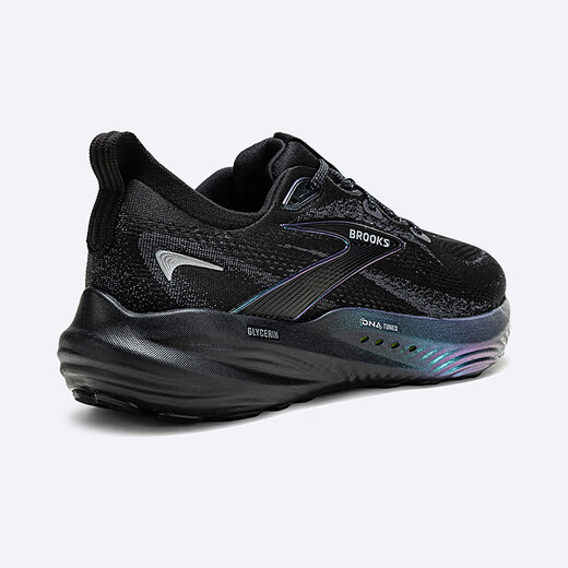 布鲁克斯（BROOKS）男子Glycerin 22甘油22月光系列缓震跑鞋 极光黑/乌木色 42