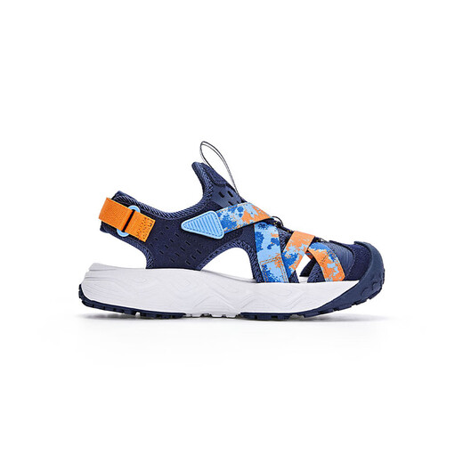 Under Armor children's shoes, children's sandals, summer men's and women's toe-toe beach shoes, outdoor casual river shoes 2421505 navy blue 34