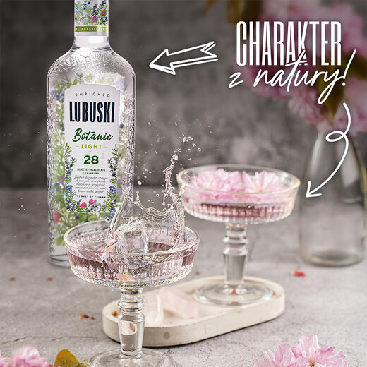 
Lubsky Fruit Gin Gin Strawberry Blueberry Citrus Polish Original Imported Foreign Wine LUBUSKI Gin Botanist Gin 500mL 1 Bottle