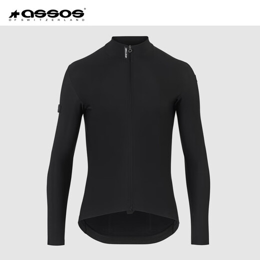 ASSOS cycling jersey men's spring and autumn fleece long-sleeved top warm MILLE GT Spring Fall Jersey C2 black XL
