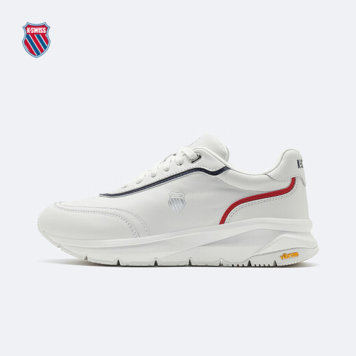 KSWISS men's and women's sneakers spring new breathable comfortable cushioned casual shoes 9274-US 113 Wimbledon white/navy/grey red 41.5