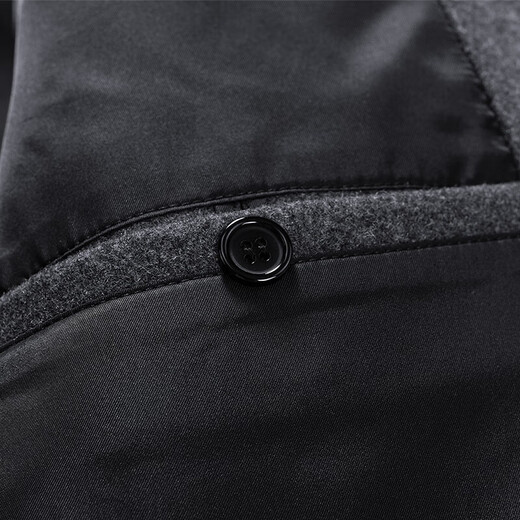 Septwolves Jacket Men's Winter Wool Jacket Men's Business Casual Versatile Fashion Tops Warm Clothing