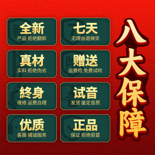 
Zhengyintang Hulusi Musical Instrument Beginner Grading Primary School Students Professionally Playing Seven-October Purple Bamboo Adult Yunnan Hulusi [Professional Performance] Redwood Pipe Double Tunnel C+B Lower