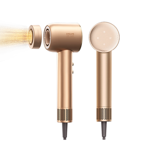 Chai Mi Shao Guang G20Pro high-speed hair dryer household high-power negative ion hair dryer essence bullet protection hair dryer leafless hair dryer champagne gold AHD7 gift gift