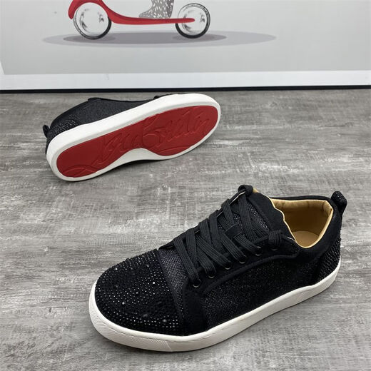 
NYIG Guangzhou men's shoes full of stars, red sole shoes, hot diamonds, high street versatile youth casual shoes, bright diamonds 9916 meters 40