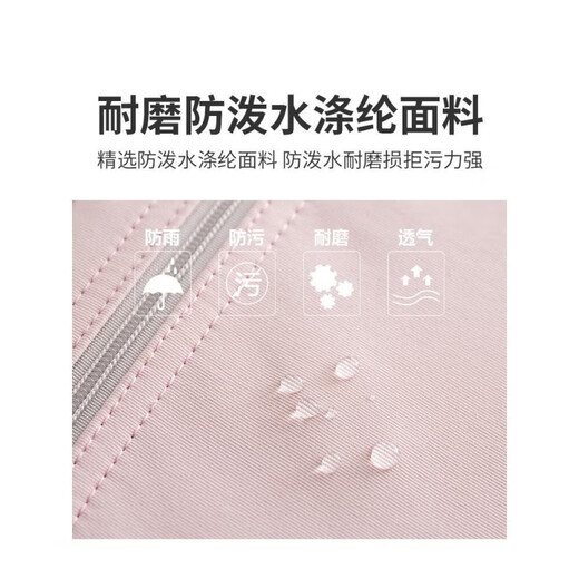 RFID-Reisepass-Tasche, tragbare Dokumententasche, Aufbewahrungstasche, wasserdicht, Ticket-Clip, Dokumententasche, Schutzhülle, Reisen ins Ausland, Rosa, mittlere Größe