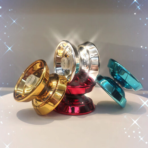 Mussel Yoyo Kinder automatischer Abpraller exquisit leuchtend jo-yo leben schlaf tote schlaf legierungspunkte kinder schick blau gold gott kämpfer [ausgefallener toter schlaf]