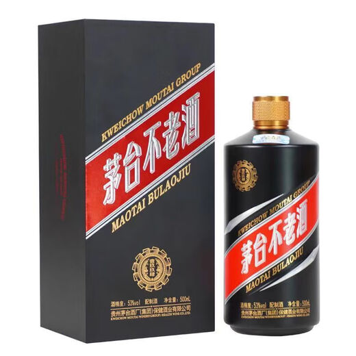 茅台不老酒 茅台 贵州茅台不老酒系列 53度配制酒 新老款随机发货送礼 53度 500mL 6瓶 茅台不老酒1994
