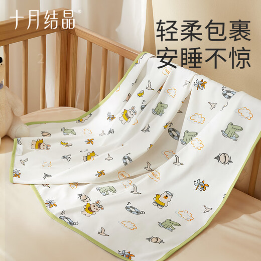 October crystal baby bag single spring and summer newborn baby bag pure cotton quilt delivery supplies Spring letter [Spring and summer single layer] Soft edge 85*85cm