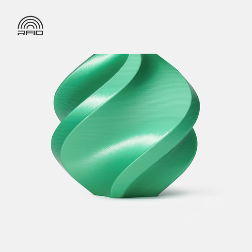 
Tuozhu 3D printing consumables PLA Silk silk toughness enhances silk appearance bright RFID intelligent identification - net weight 1kg [sold out of stock] bambulab silk blue 13601 material containing tray