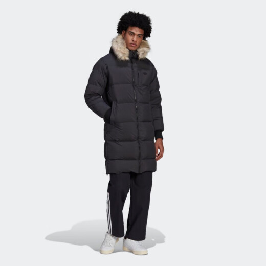 阿迪达斯 （adidas）三叶草羽绒服男2024年冬季户外潮流休闲保暖连帽外套运动服HL9194 HL9194 M 175/96
