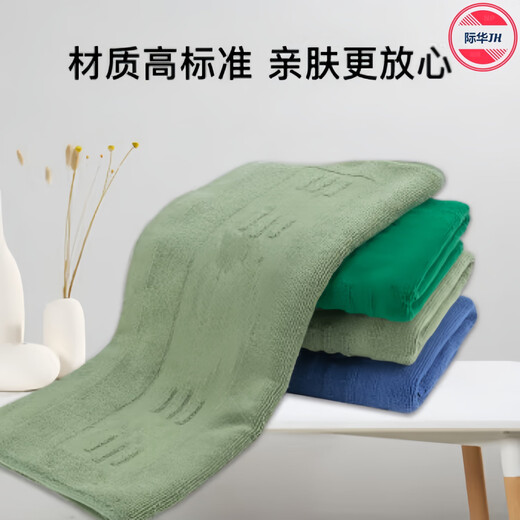 际华融通军绿色内务训练枕单位作训军迷学生枕巾橄榄绿加厚柔软透气枕头巾 军绿色-枕巾