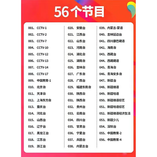 天诚卫星祸电视天线数字接收器卫DTMB地面波高清机顶盒农村收台神器 56个频道【村村通全套设备】标清