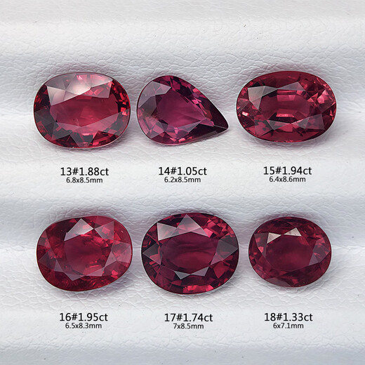 Blue Xianghe 8 Brazilian Rupee tourmaline 600 yuan/carat oval faceted gemstone inlaid with 18K gold men and women ring pendant 1.44 carats 8#