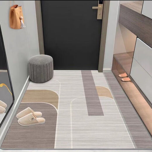 Shansui entrance hall vertical version modern entrance carpet door mat door floor mat household cuttable entry floor mat carpet thickened visual aesthetic 100 120*140cm