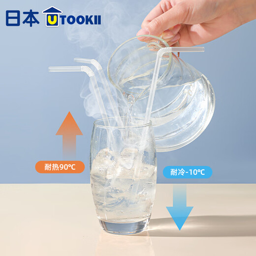 Disposable independent packaging of straws, transparent bendable long straws for coffee drinks, adult pregnant women, food-grade children's milk straws, baby elbow thin straws, disposable straws, individually packaged, 100 pieces