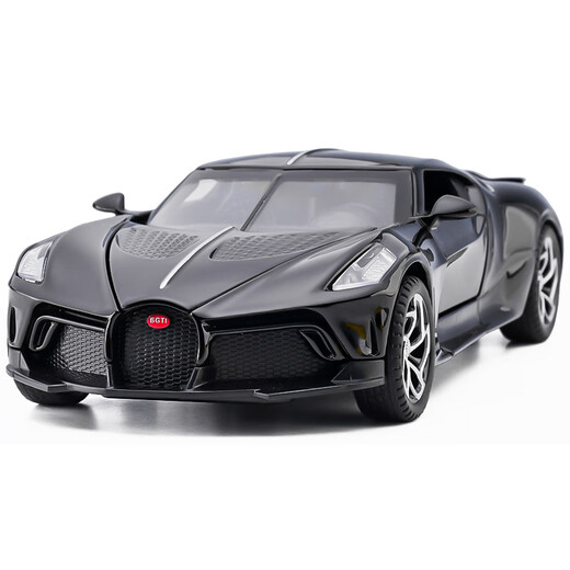 Famous car play 1 32 Bugatti Sound of the Night sports car toy simulation alloy car model car model toy boy