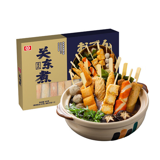 Guiguan Japanese Oden 400g skewers set with 10 flavors including soup packets, hot pot balls ingredients Malatang