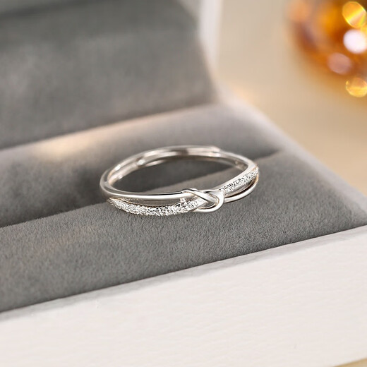 Su Shiliu 925 silver ring ring for women, versatile open ring, high-end luxury ring, index finger ring, birthday gift for girlfriend, star ring