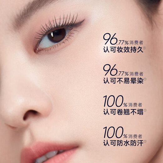 Carslan Big Eyes Slim Mascara Thick, Long, Waterproof and Smudge-Free (Fine Style) 4g Birthday Gift for Girls