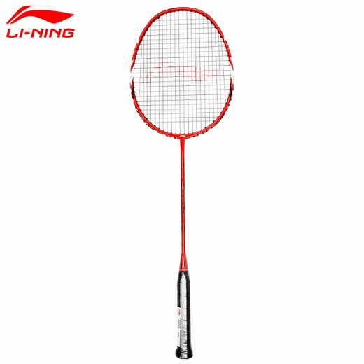 李宁（LI-NING）羽毛球拍碳铝专业初学羽拍单拍对拍碳素羽毛球拍单拍羽毛球拍 AYPH044-3 A880红色 已穿线 单拍