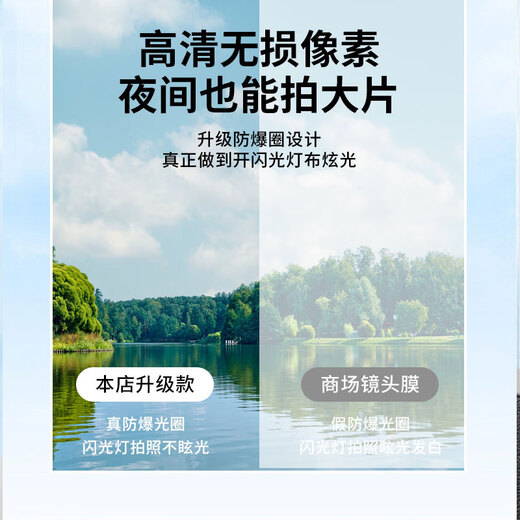 朗菱【2片】适用小米14ultra镜头膜Xiaomi 14ultra镜头保护膜覆盖高清防摔淡指纹手机镜头膜