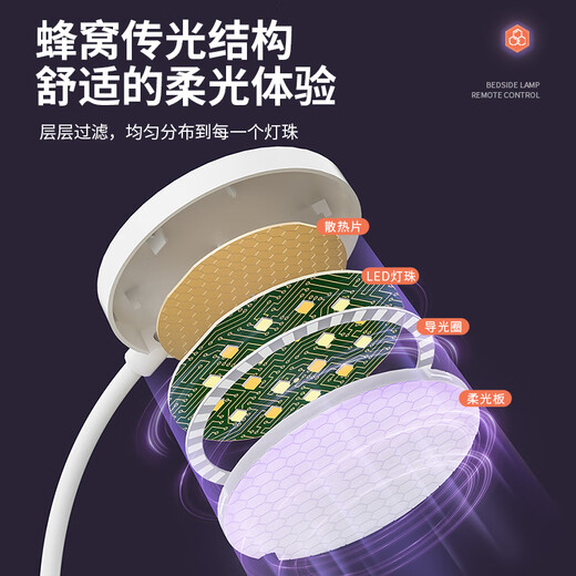 督牌台灯学习护眼灯充电小台灯儿童学习灯专用书房宿舍灯阅读床头夜灯