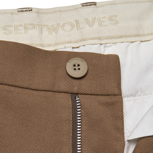 Siete lobo Pantalones casuales de tenis para hombres Pantalones estiramientos antibacterianos Summer Negocios de verano Pantalones para hombres [Four Seasons] 701 (Caki) -Cotton Elástico TWill 31 78a