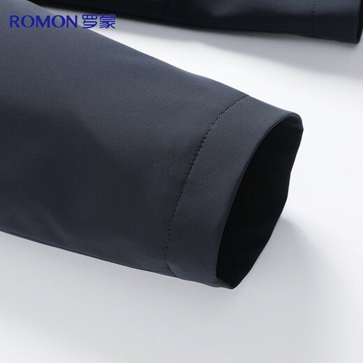 Romon windproof and anti-wrinkle jacket men's spring and autumn detachable hooded top business casual windbreaker jacket men's clothing