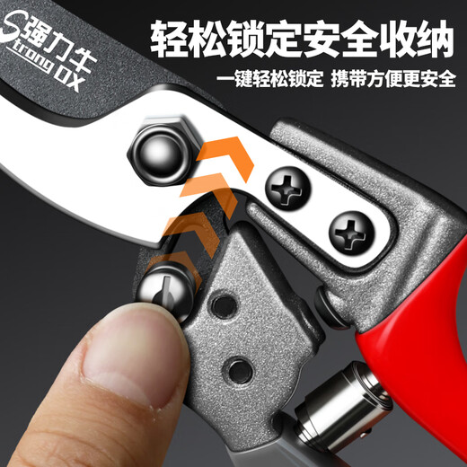 Powerful cattle pruning scissors, special pruning shears, pruning shears, fruit tree pruning scissors, labor-saving pruning shears, gardening flower branch pruning tools, fruit farmers recommend golden pruning shears + folding saw