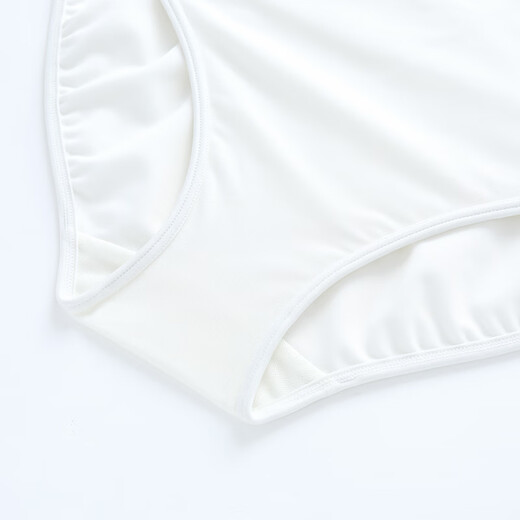 Fendice Shopping Mall Same Style Sling Swimsuit Female Cat Print Slim Fit One-piece Swimsuit with Breast Pad FS00122 Milky White CRM M