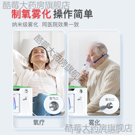 德达家用制氧机医用中老年人吸氧机家庭轻音氧气呼吸机雾化氧气机 2AW流量增强版【制氧+雾化+负离子 【技术】 省级院线优先