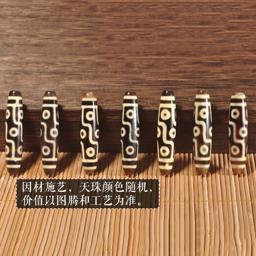 Yanyun jewelry boutique yellow nine-eye dzi bead necklace body pendant chalcedony agate pendant crystal agate jewelry for men and women