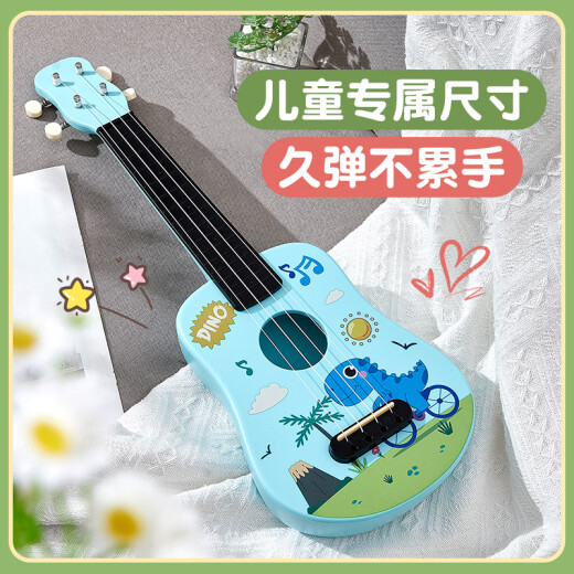 前谷儿童吉他初学入门玩具乐器尤克里里儿童3-6-7-12岁节日礼物 单车恐龙