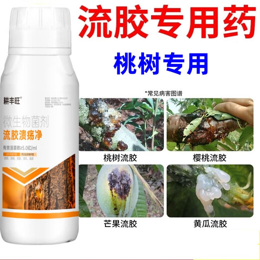 Gengfengwang peach tree gum disease special medicine peach tree gum disease one spray to clear peach tree scab disease perforation canker peach tree gum disease medicine 100ml (can be mixed with 200 Jin Jin equal to 0.5 kg of water)