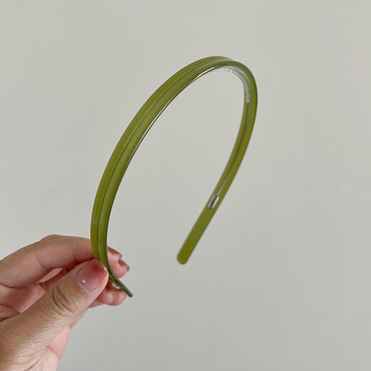 Xiang Wan acetic acid thin headband for women, non-slip, non-slip, toothed, face-washing, outing headband, hairpin, crushable hairband