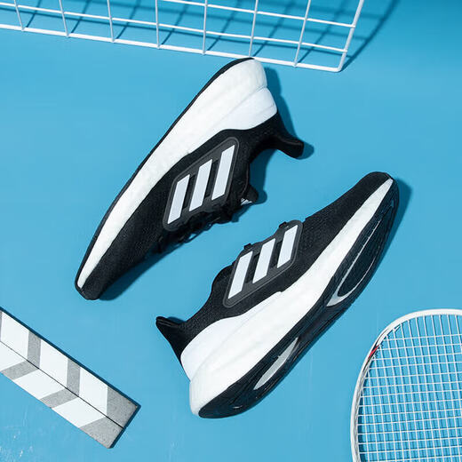 Sitio web oficial de Adidas Shoes Office Running Shoes Men's Ultraboost 21 Mesh de palomitas de maíz zapatillas informales transpirables IF4839/Boost Midsole/Black and White 40