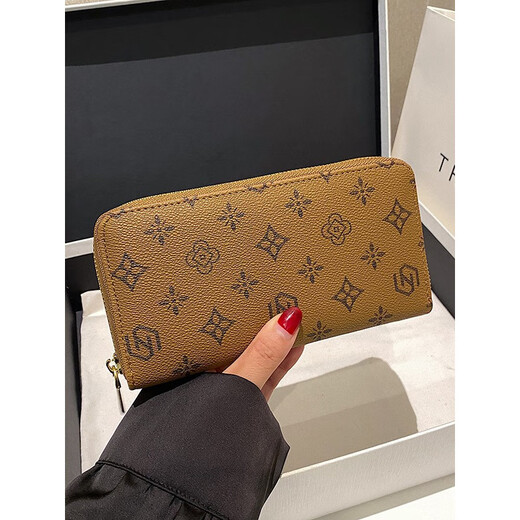 Cool Känguru neues Diamantmuster Frauen Brieftasche Langes Multifunktionsbrieftasche Neues Modes Bag Hand Holding Wallet Reißverschluss Schwarz SH729-5