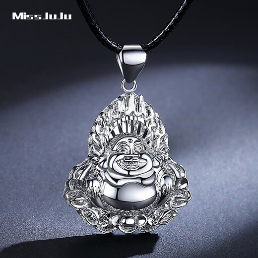 Miss JuJu Pt950 Platinum Maitreya Buddha Pendant for Men Platinum Smiling Buddha Pendant for Women Deposit Customization Other Specifications Contact Customer Service