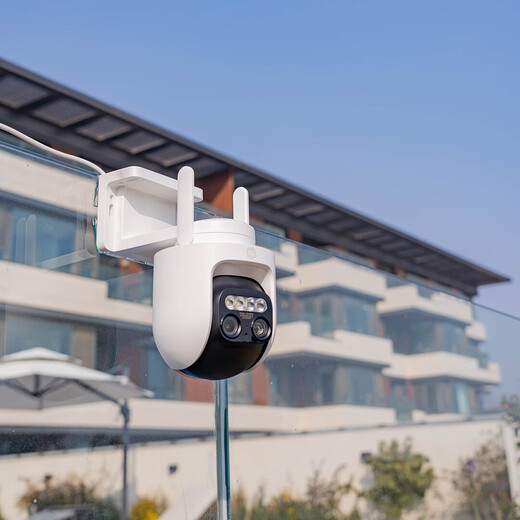 Xiaomi outdoor camera CW700S home surveillance 9x zoom camera dual 4 million pixels full color night vision person/car shape detection sound and light alarm two-way voice