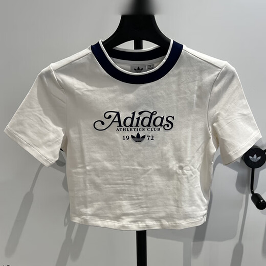 Футболка с короткими рукавами adidas Женская летняя новая клеверская спортивная одежда