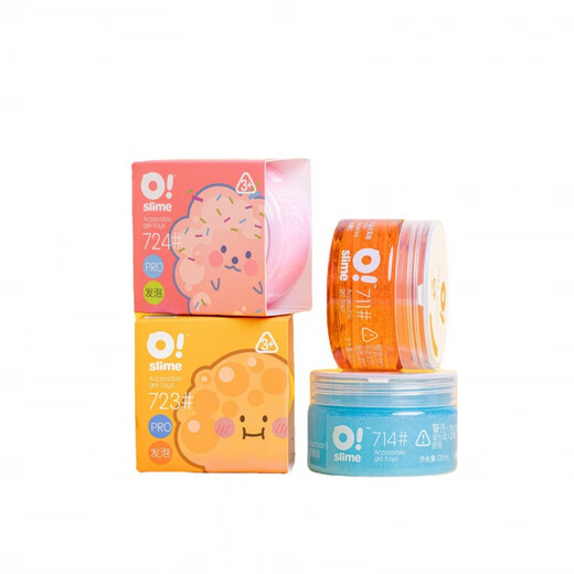 Slime oslime oh Xiaomu Bubble Crystal Mud Foaming Toy Decompression Artifact Bubble 723# Soft Puff (Yellow) 120ml
