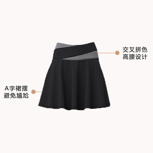 Dong Wangrui Sports Suit Women's Yoga Wear Top Running Fitness Pilates Quick-Drying Short-Sleeved Short Skirt with Breast Pad Star Black Skirt + Short-Sleeved Suit L 105-115Jin Jin equals 0.5 kg