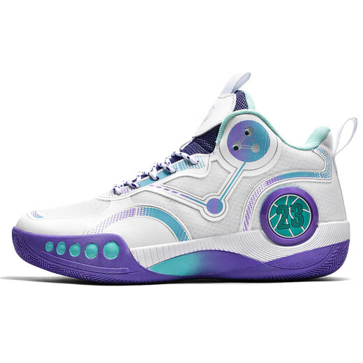 Zapatillas de baloncesto Phantom 3 Summer Mesh transpirable y anti -Slip Boy Sports Sports Adolescentes Prácticas Kobe Skekers 866 White and Purple - Moda de aire de malla Modelo 39 Presta atención para enviar calcetines de baloncesto pulseras